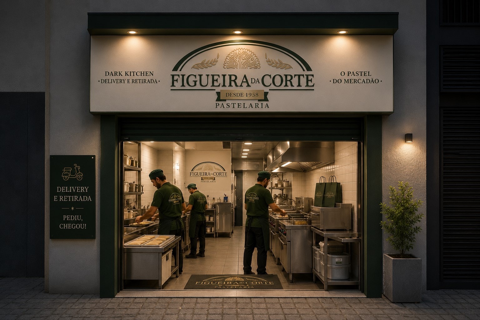Modelo Dark Kitchen da Figueira da Corte